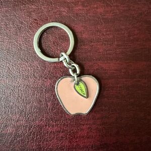 Coach Blush Apple Keychain
